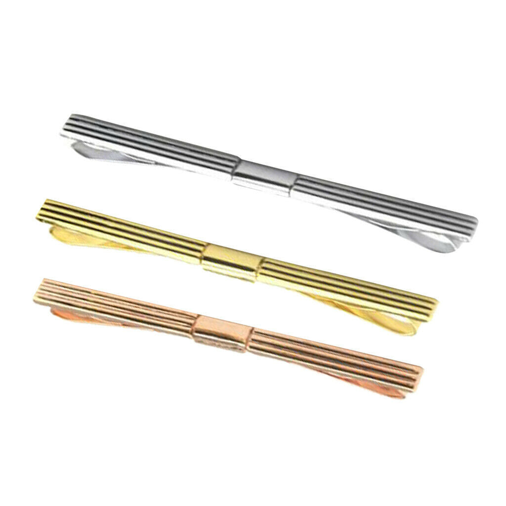 3 pieces tie clip / tie pin for tie in a gift case,