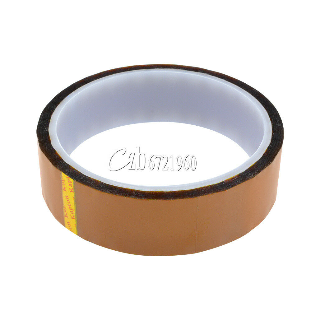 25mm x 30M Tape Sticky High Temperature Heat Resistant Polyimide