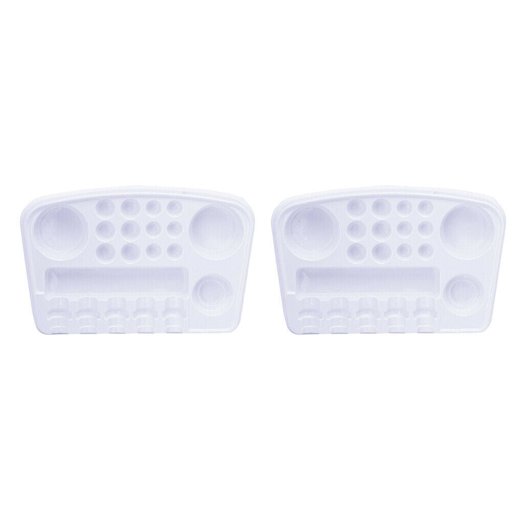 20x White Disposable Tattoo Pigment Ink Holder Cup Tray Pallet for Body Art