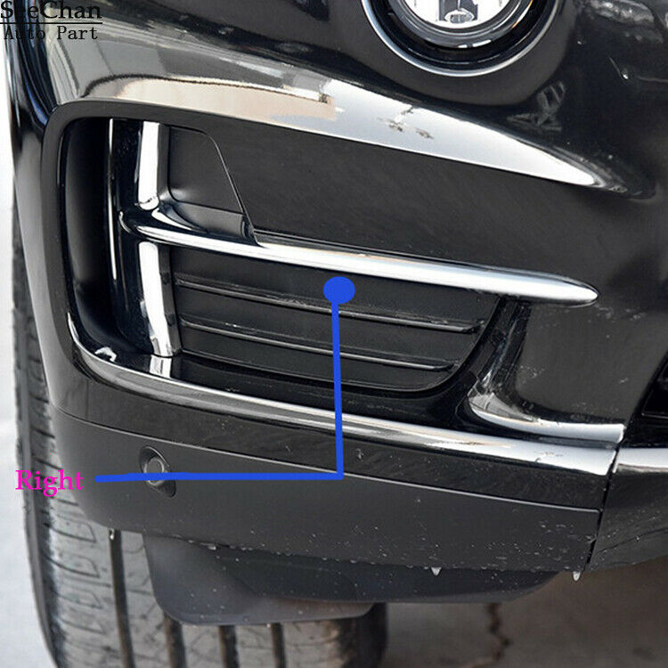 Fit For BMW F15 X5 2014-18 Front Bumper Left&Right Bumper Face Bar Trims Molding