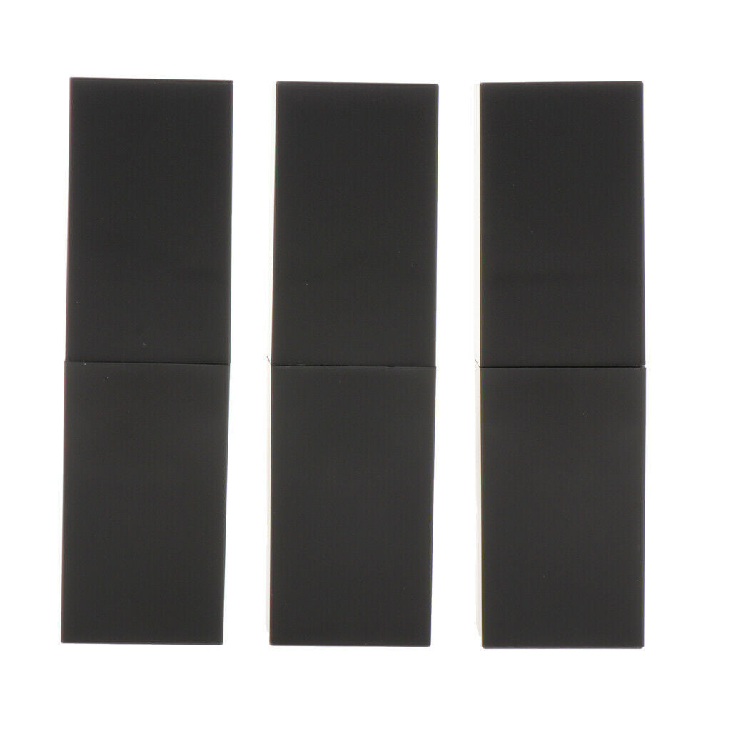 12.1mm Square Empty Lipstick Tubes Lip Balm Vials Containers Bottles 3x