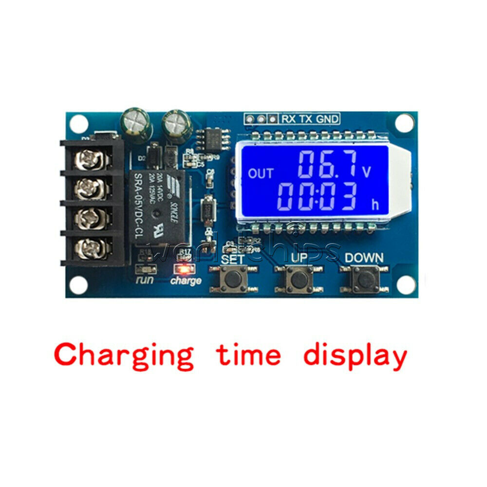 10A Lithium Battery Charge NC Control Module Protection Board LCD Display 6V-60V