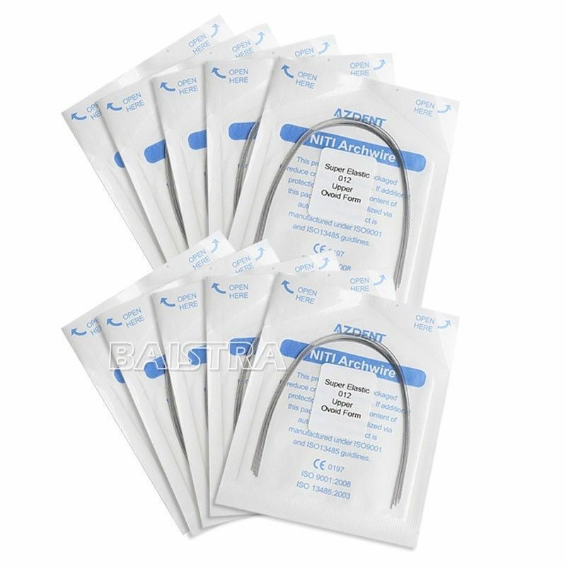 40 Packs Dental Orthodontic Super Elastic Niti Round Arch Wires ALL SIZES