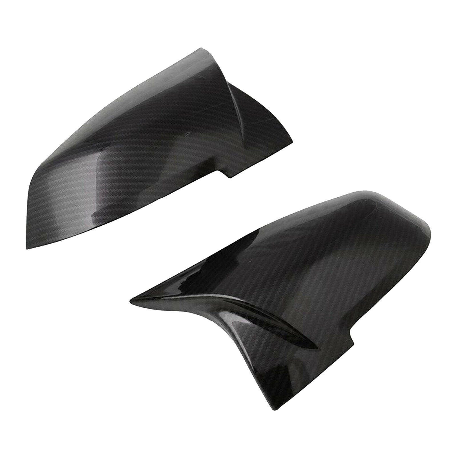 2x Carbon Fiber Style Rear Mirror Cover Cap for BMW F20 F22 F32 F36 M3