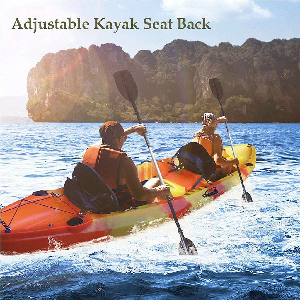 Kayak Seat Adjustable Sit On Top Canoe Back Rest Support Pad Cushion Backrests