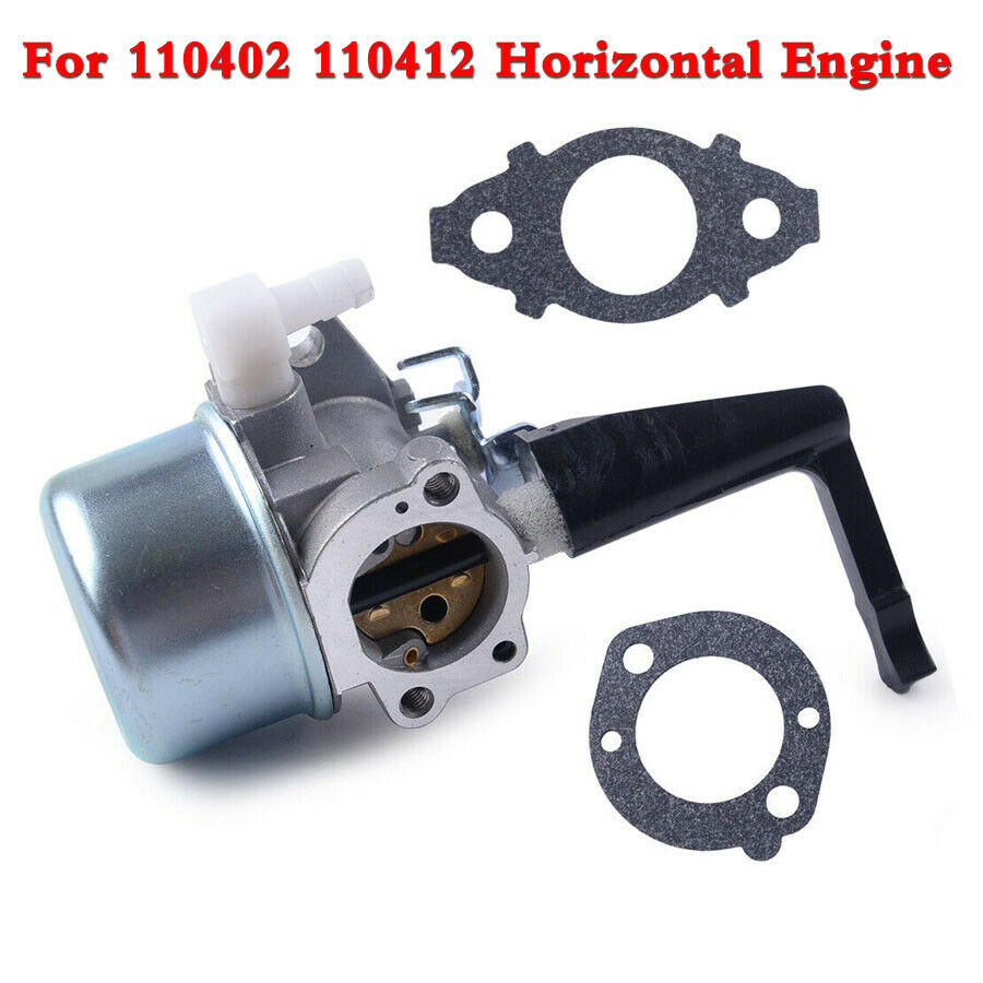 1x Carburetor w/Gasket Kit For Briggs & Stratton 110402 110412 Horizontal Engine