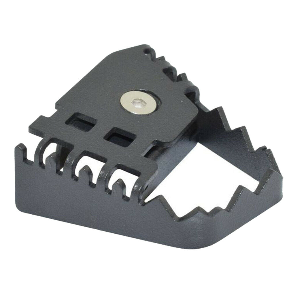 55mm Rear Foot Brake Lever Pedal Pad Extender for BMW F650GS F750GS F800GS Black