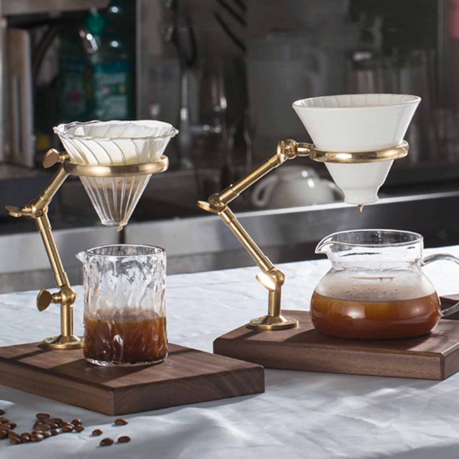 Manual Pour Over Coffee Dripper Stand Coffee Filter Brewing Holder Base Tool