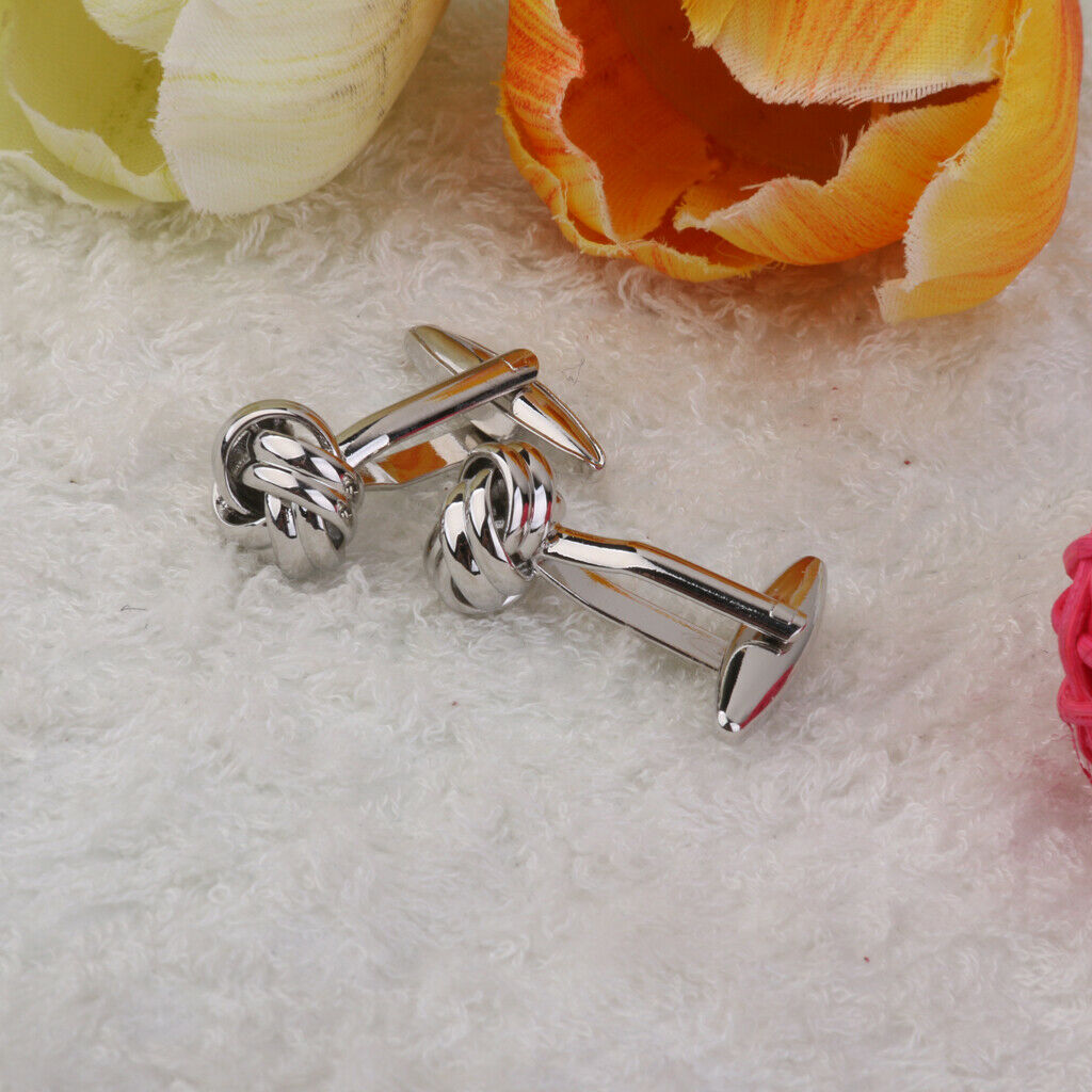 Copper Ball Shaped Cufflinks Cuff Links Jewelry Birthday Favor Gift 1Pair