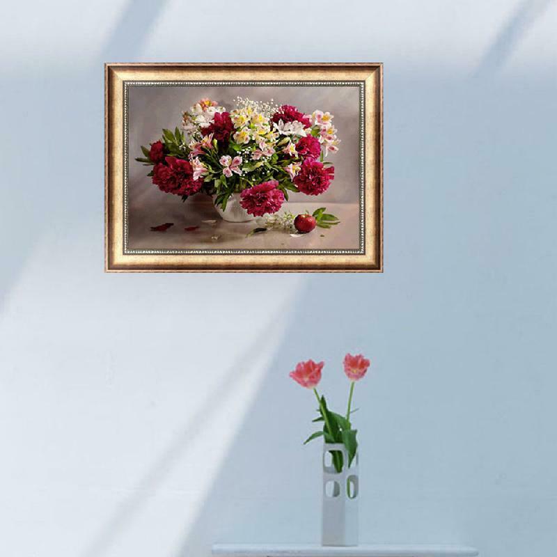Carnations 5D Diamond Embroidery DIY Painting Cross Stitch  Home Decor