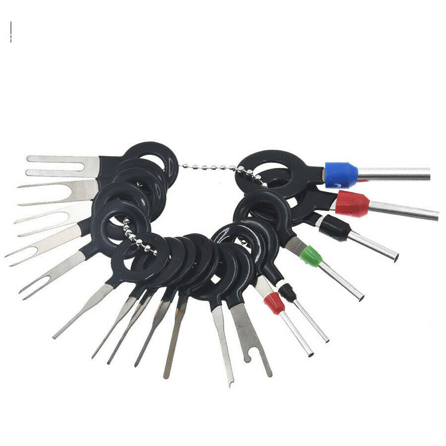 29 Pcs Universal Aluminum Alloy Wiring Connector Terminal Removal Puller Tools