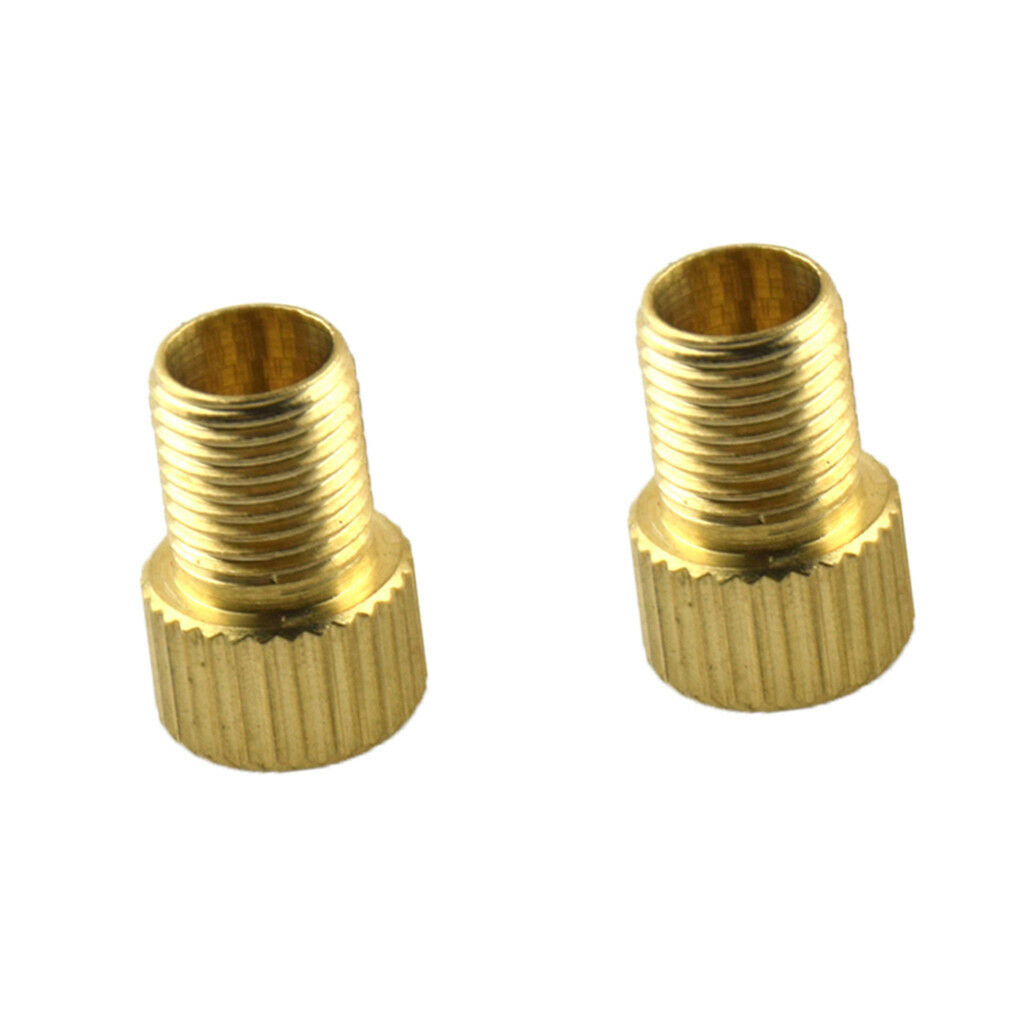 2 Pieces Presta to Schrader Car Cycle Road Racing Bike Tube Valve Adapters