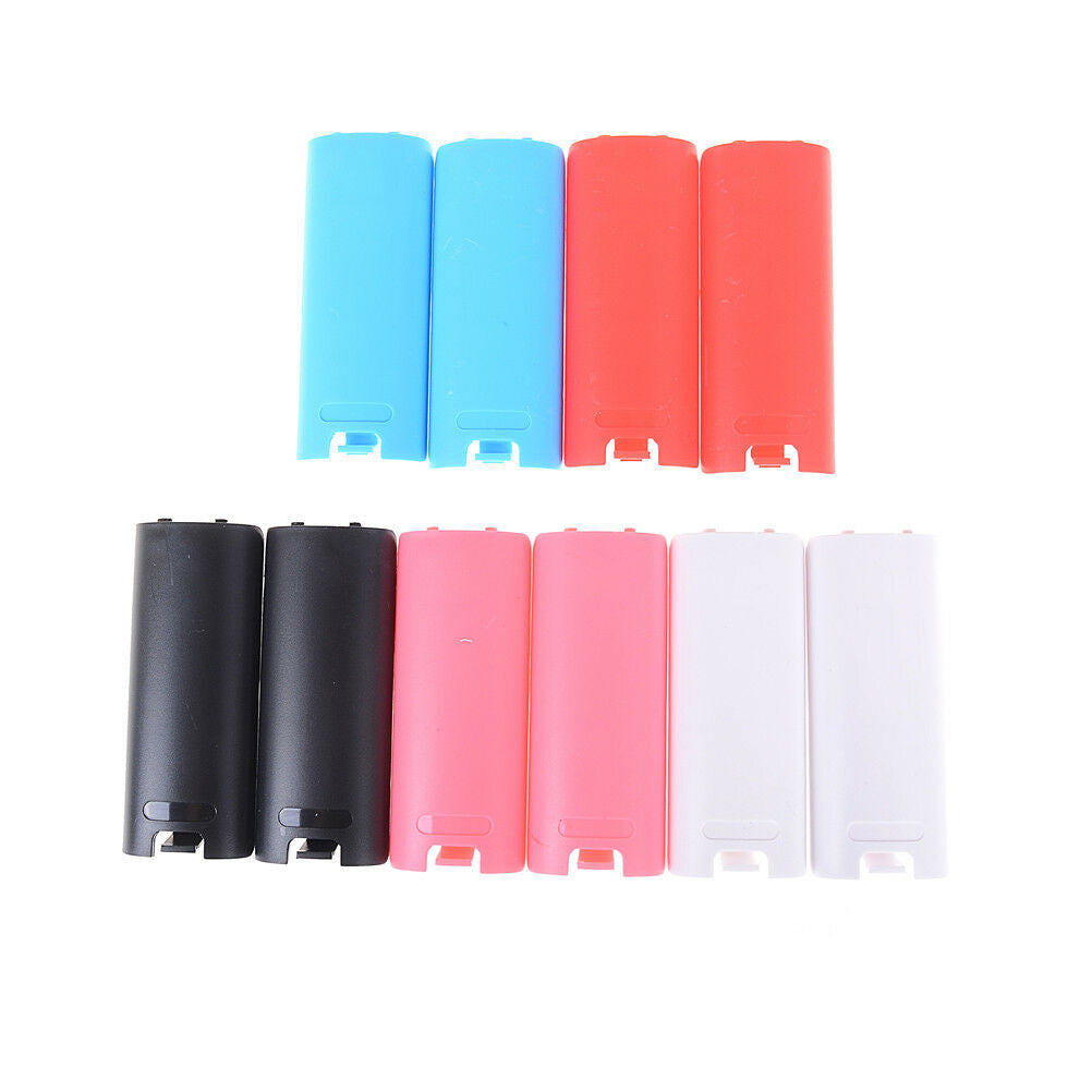 2Pcs Battery-Back Cover Shell Case for Lid Wii Remote Control Controller WhiDEAU