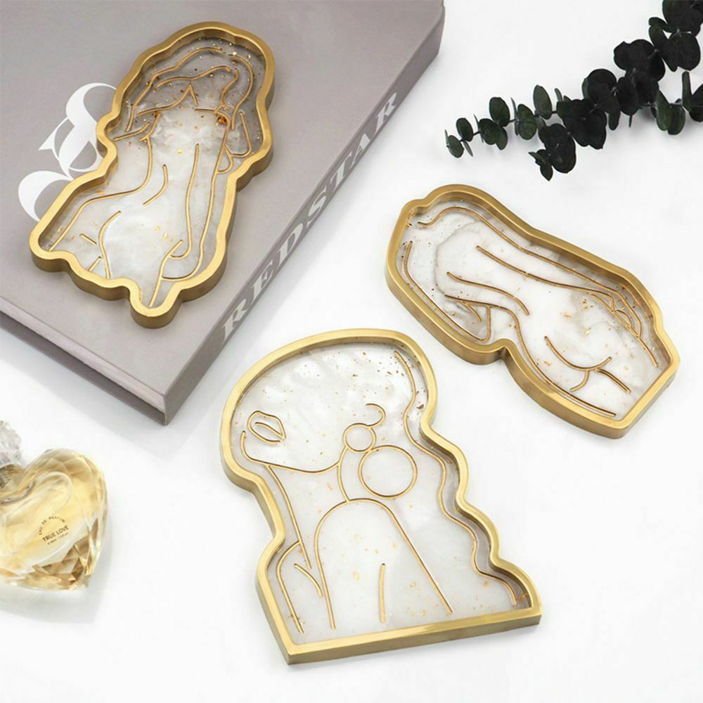 Pendant Agate Cup Mad Women Body Silicone Cup Coaster Mold Candle Holder mould