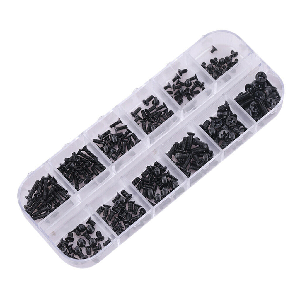 Pack of 240 Universal Laptop M2 M2.5 M3 Screws Set for IBM Sony Motherboard