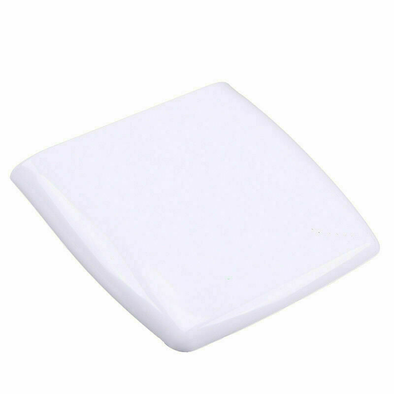 Universal Car Truck Air Flow Intake Hood Scoop Vent Bonnet White Decor Cover