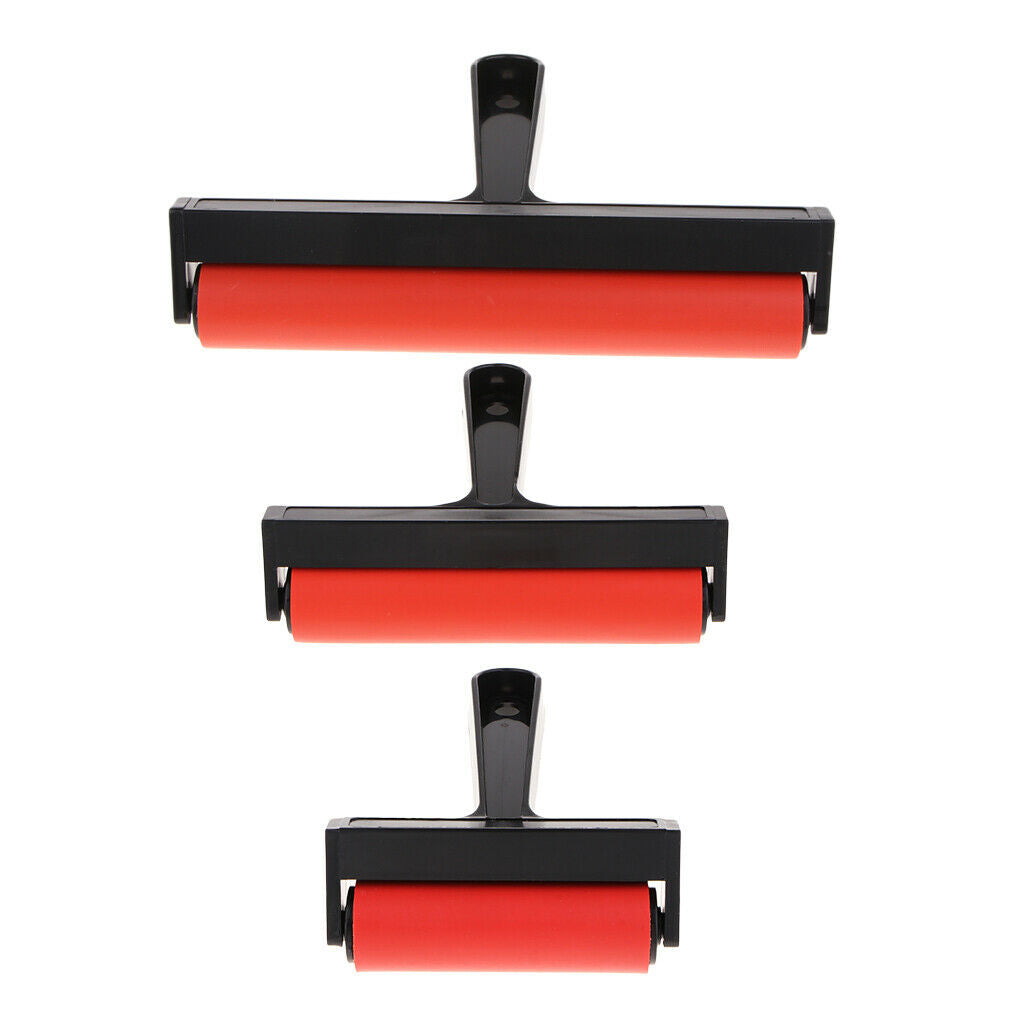 Rubber Roller Pottery Rolling Pin Printing,