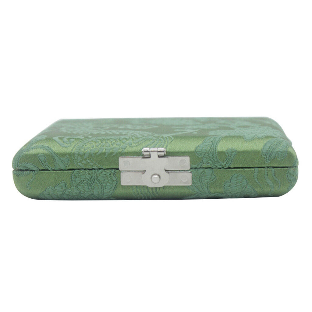 Wooden Oboe Reed Case Storage Box Hold 6 Pieces Reeds Green
