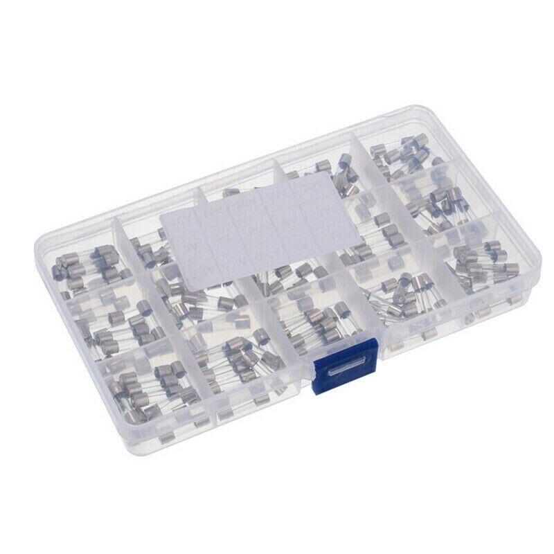 150Pcs 250V Fast-Blow 5X20mm Fuses  Blow Car Tube Fuses Assorted Kit J3D8