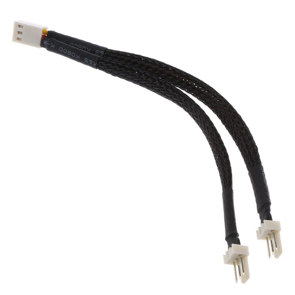 3-pin fan cable PWM Fan Motherboard Y-Splitter Extension Cable 30cm
