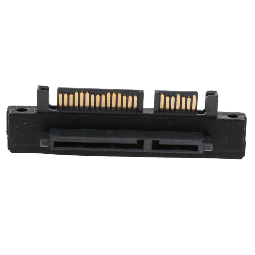 90 Degree SAS SATA Male 22Pin Extension Adapter Card Convertor Connector