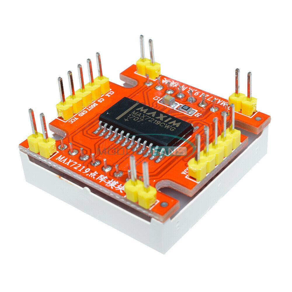 MAX7219 LED Dot Matrix Arduino Microcontroller Display Module Control 5V/3.3V