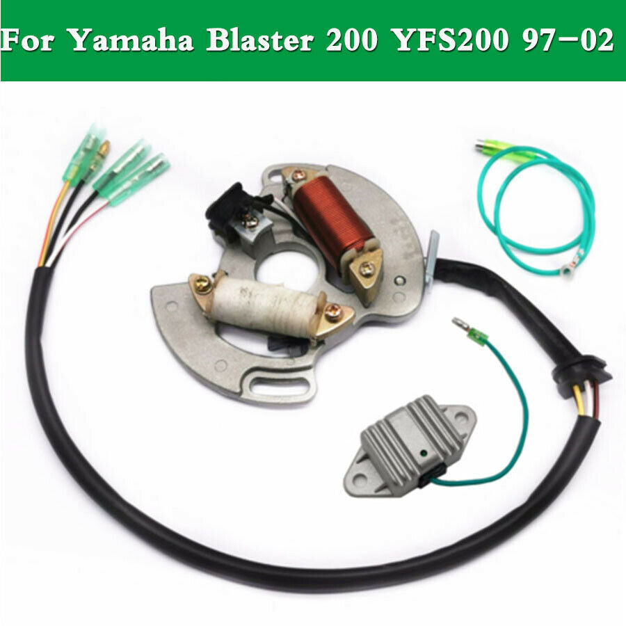 For Yamaha Blaster 200 YFS200 1997-2002 Stator&Regulator Rectifier High Quality