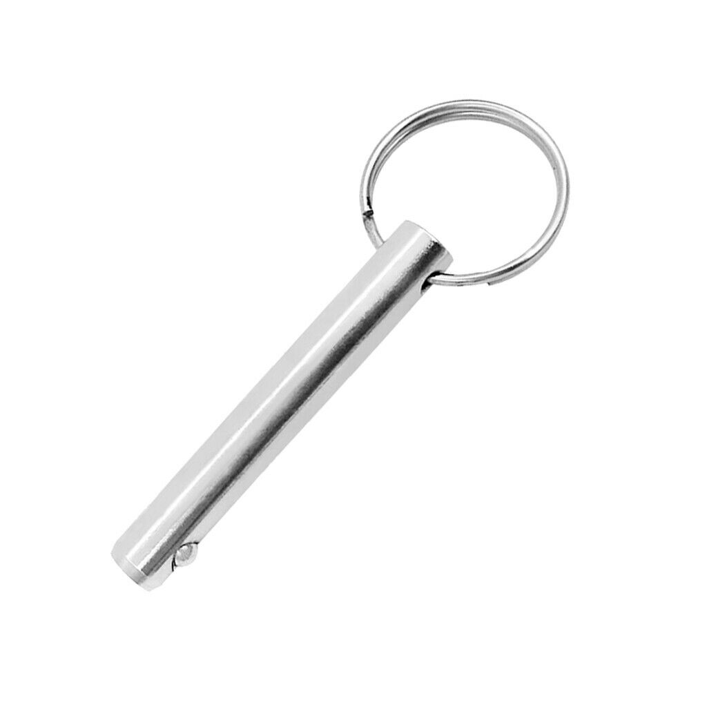 Stainless steel 316 quick release 10mm pin Bimini boat pin detent ring