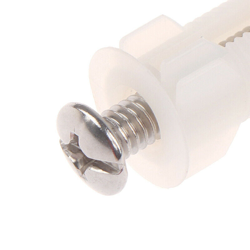 2PCS Toilet Seat Hinges Screws Universal Replacement Toilet Seat Hinge SetJ BU