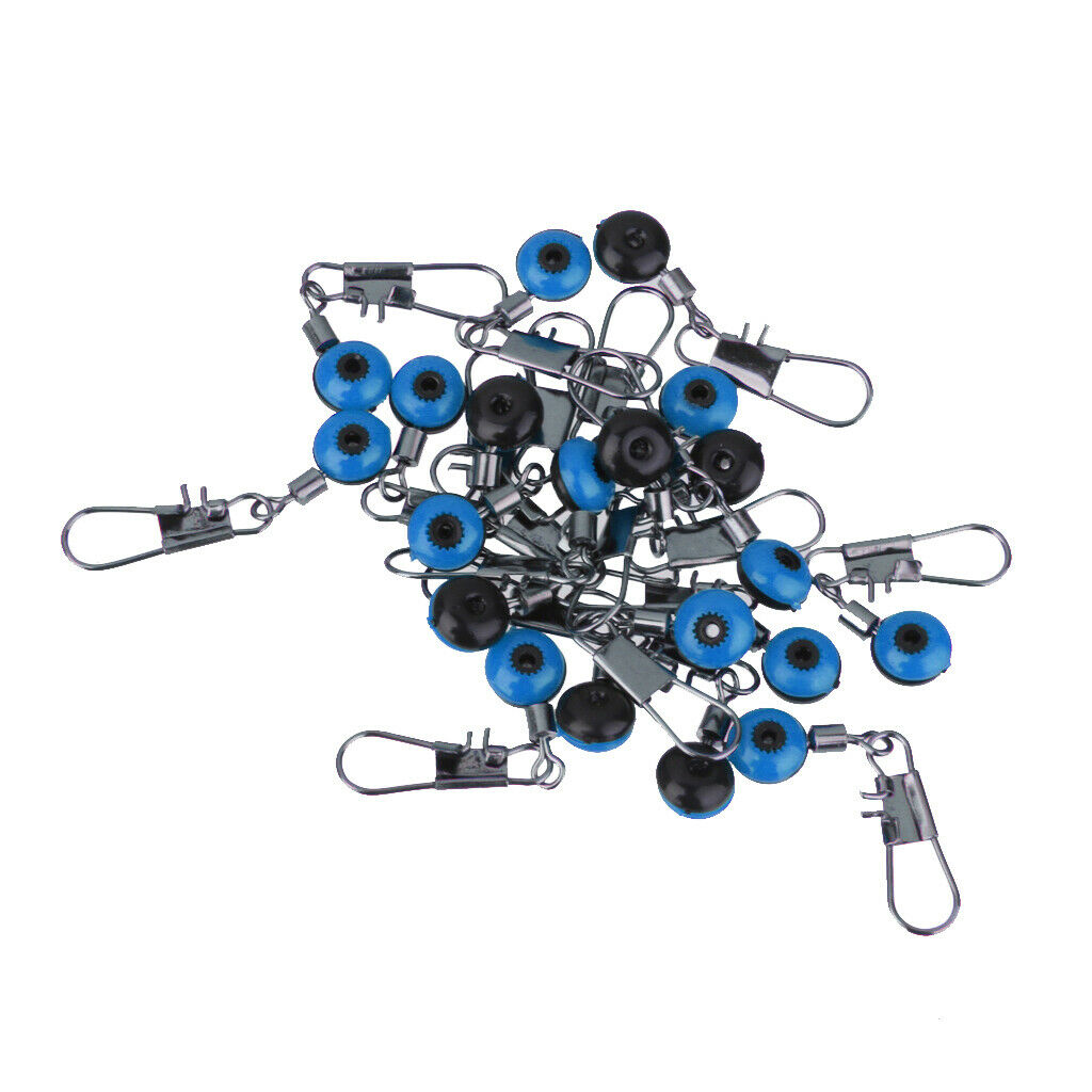 20 Pieces; Space Bean; Fishing Clip; Connector; and 10 Pieces; Fishing Foam Line