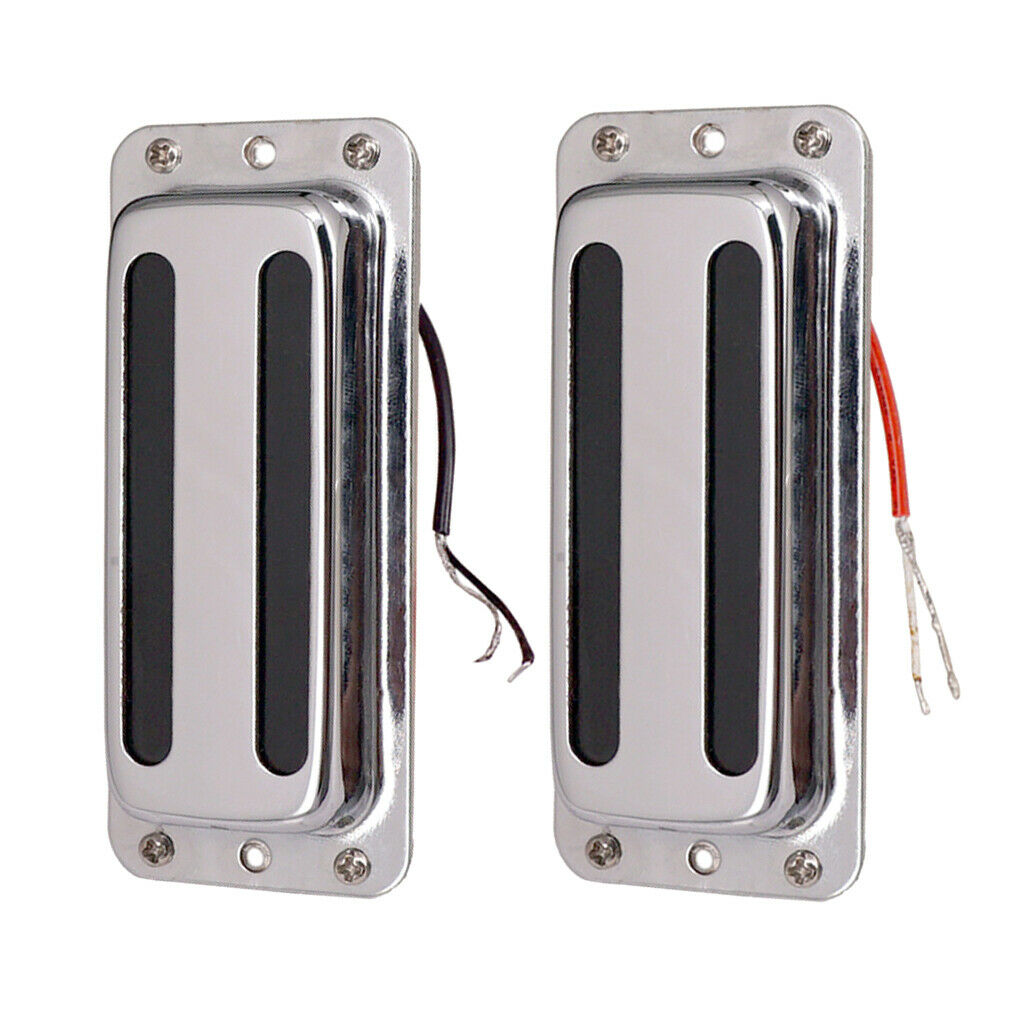 2 Pieces 6 Strings Humbucker Double Coil Pickups Acoustic Electric