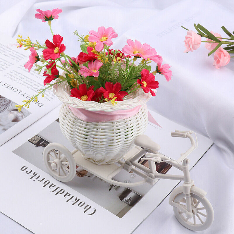 Flower Basket Container Home Vase Wedding Bike Tricycle Home Wedding Deco.l8