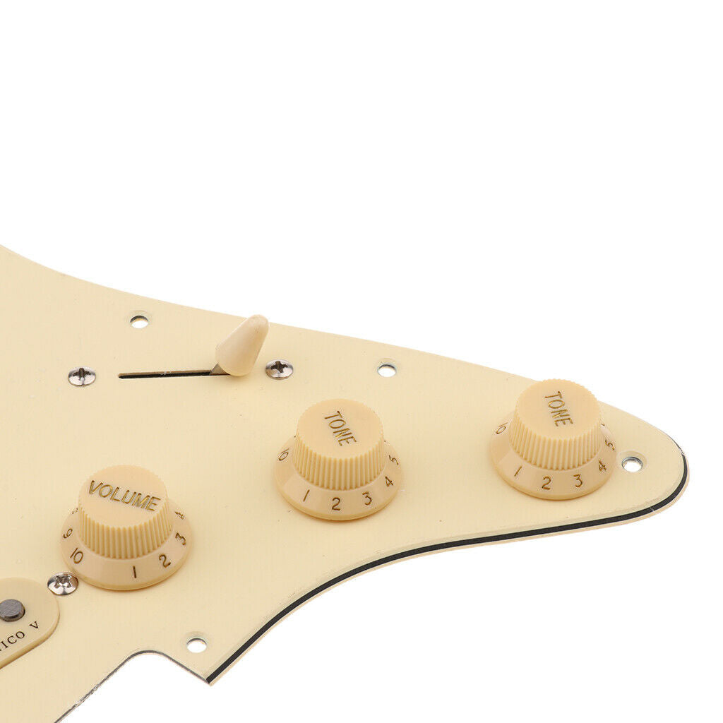 Guitar Upgrade Loaded SSS Pickguard Alnico V Pickups Set Guitar Accessory