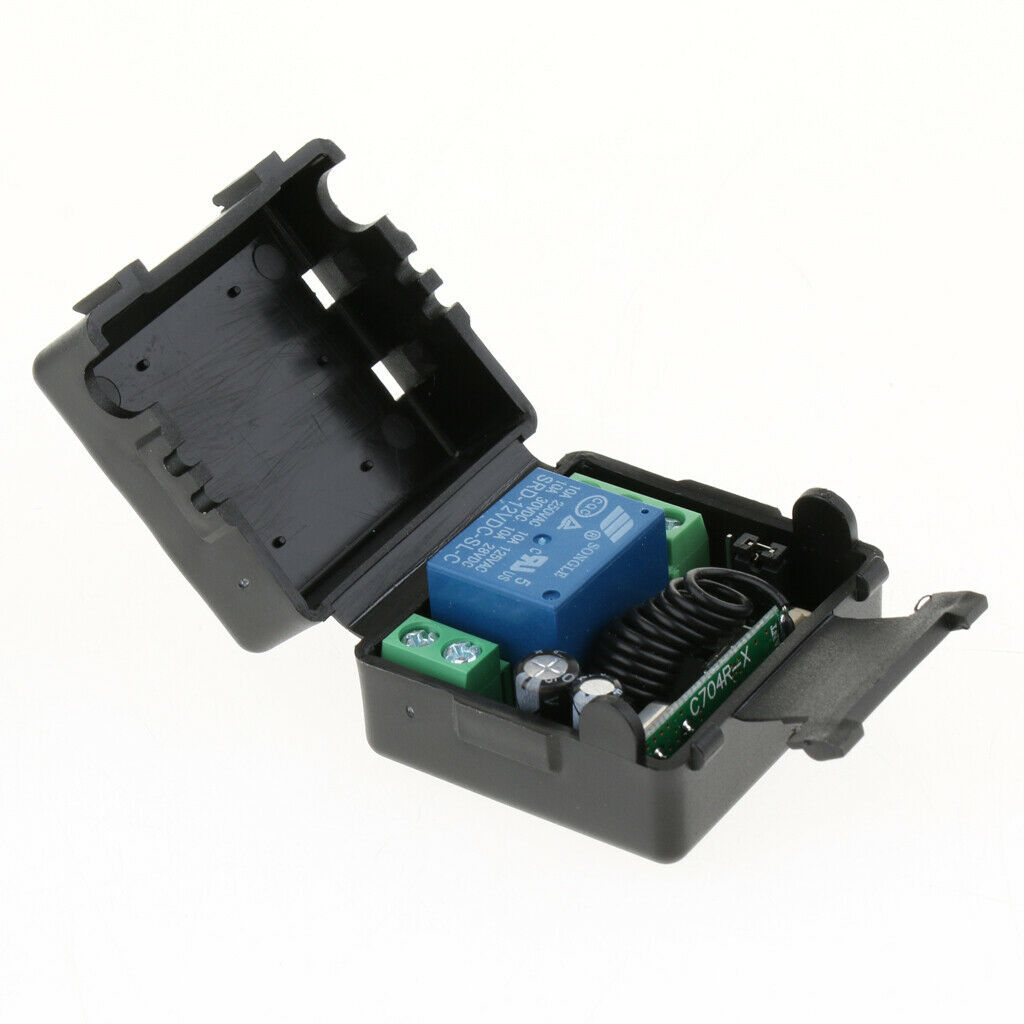 433mHz 1 Channel RF Remote Control Smart Home Relay Switch, DC 12V
