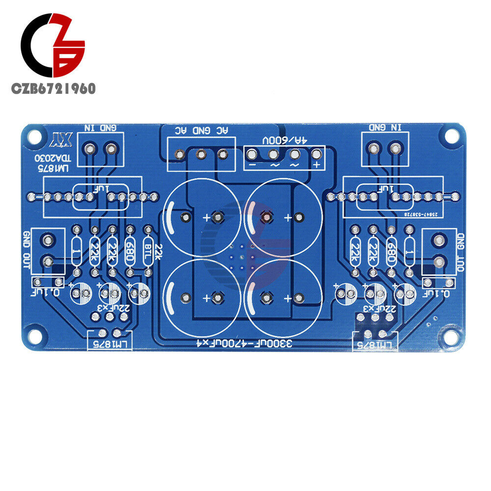 2Pcs LM1875T LM675 TDA2030 TDA2030A Audio Power Amplifier PCB Board DIY