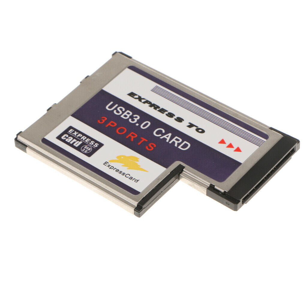 3 Port USB 3.0 USB3.0 to Expresscard Express Card Adapter Converter Chipset