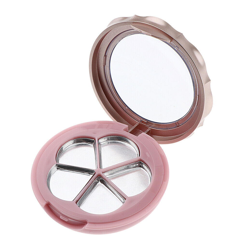 5 Slots Empty Eyeshadow Powder Blush Container DIY Cosmetic Lipstick Case 2x