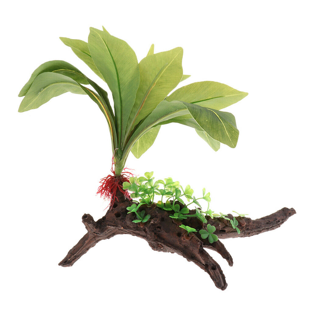 Aquarium Reptile Terrarium Plant Landscaping Decoration Sprout roots QL2127