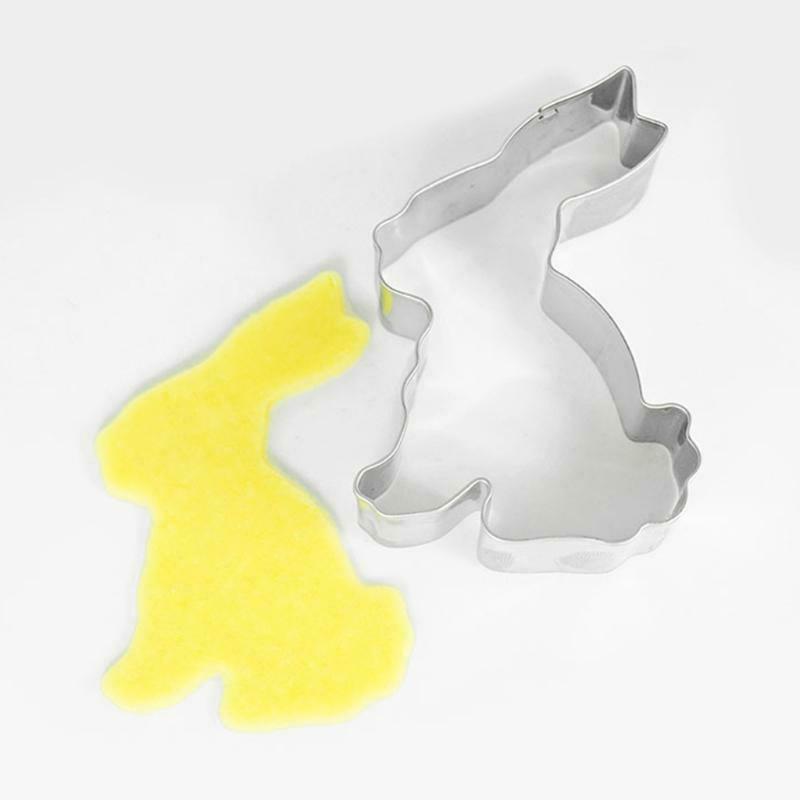 Easter Rabbit Cookies Cutter Mold Stainless Baking Cake Decorating Tools Happy