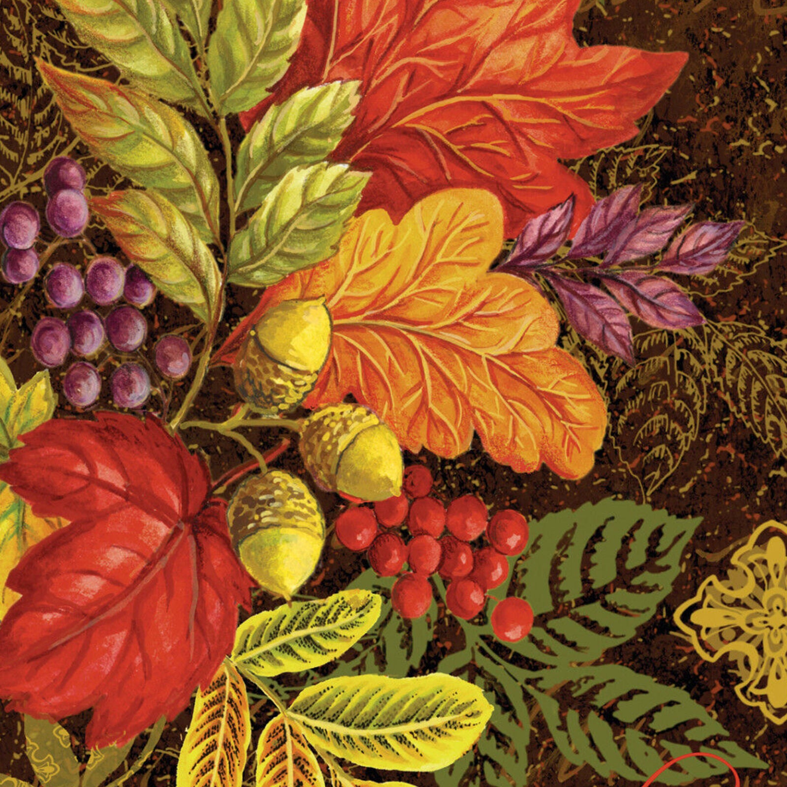 Toland Changing Colors 28 x 40 Colorful Welcome Fall Autumn Leaves House Flag