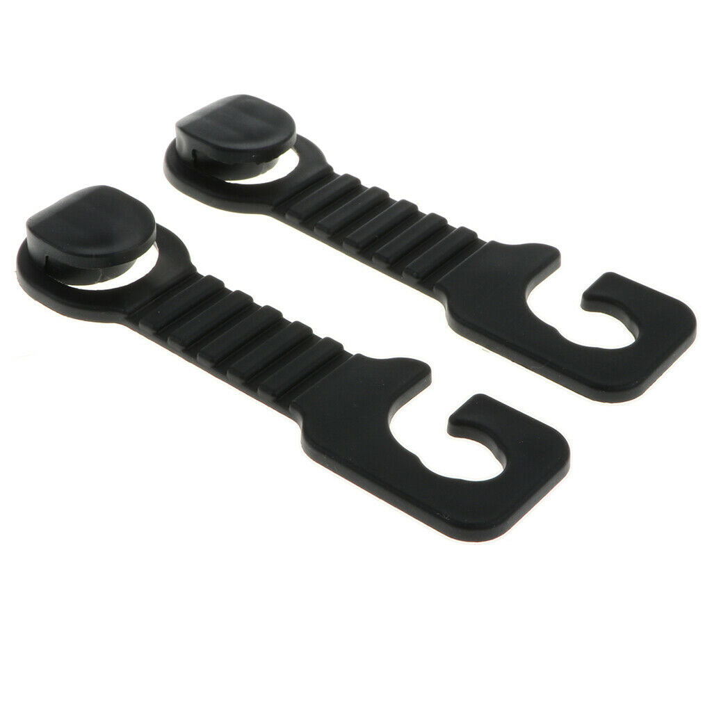 2 Pieces Universal Car Back Seat Headrest Hangers Storage Hooks