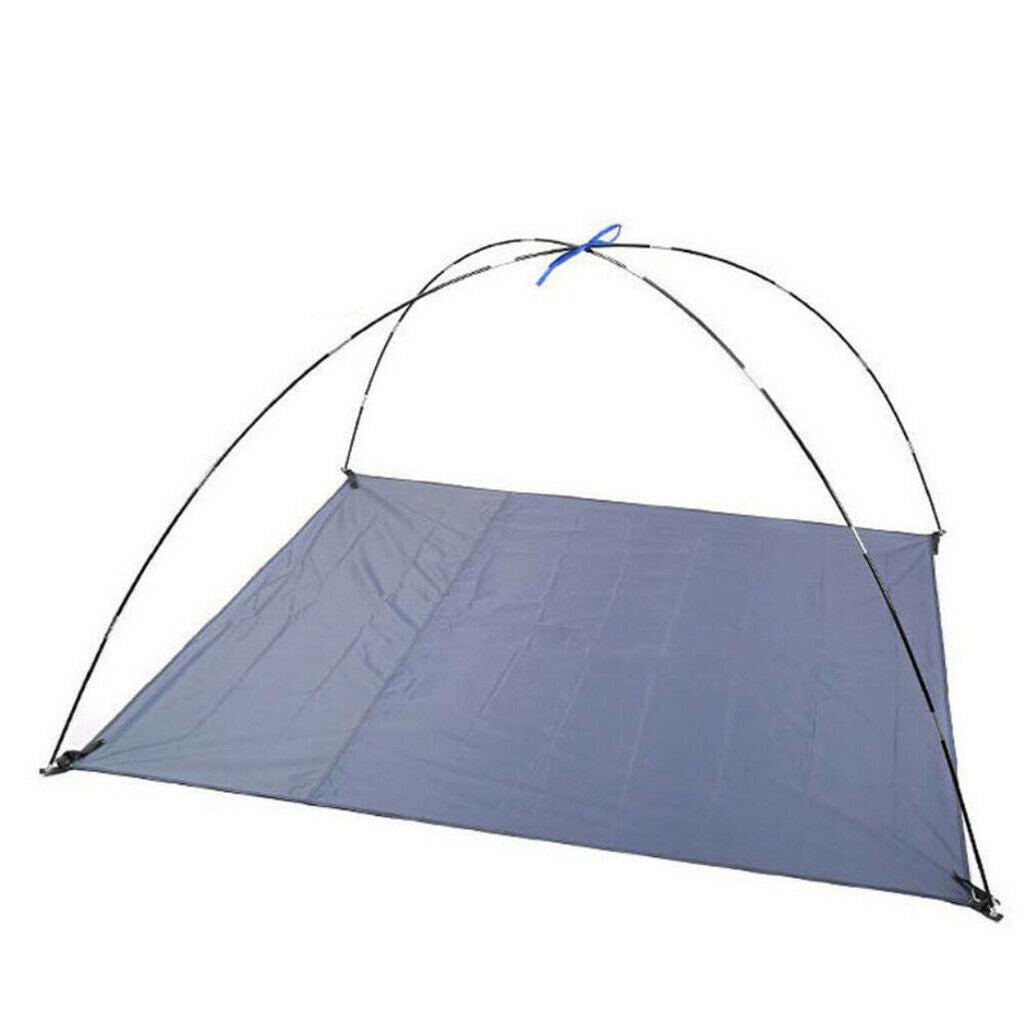 2Pcs Portable Lightweight Replacement Fiberglass Tent Poles With Carrying Bag