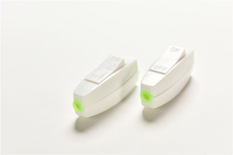 2X Newest 6A 250V Inline On/Off Rocker Table Desk Light Lamp Switch Tt