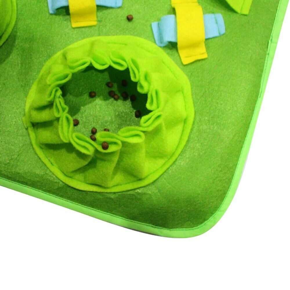 Pet Cat Dog Snuffle Mat Training Sniffing Pad Feeding Blanket Cushion Toys CA