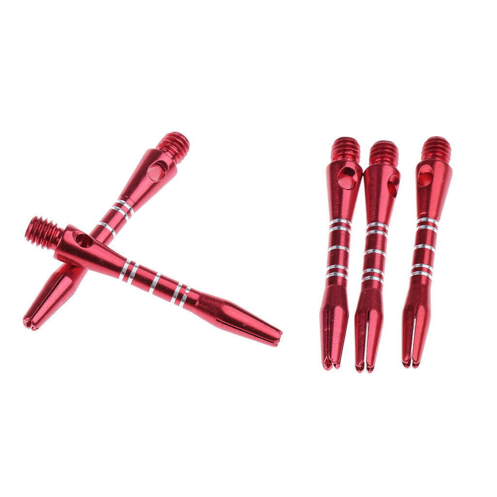 2x 5pcs Durable Red Anodised Aluminum  Shaft Indoor Game 40mm 1.6 Inch