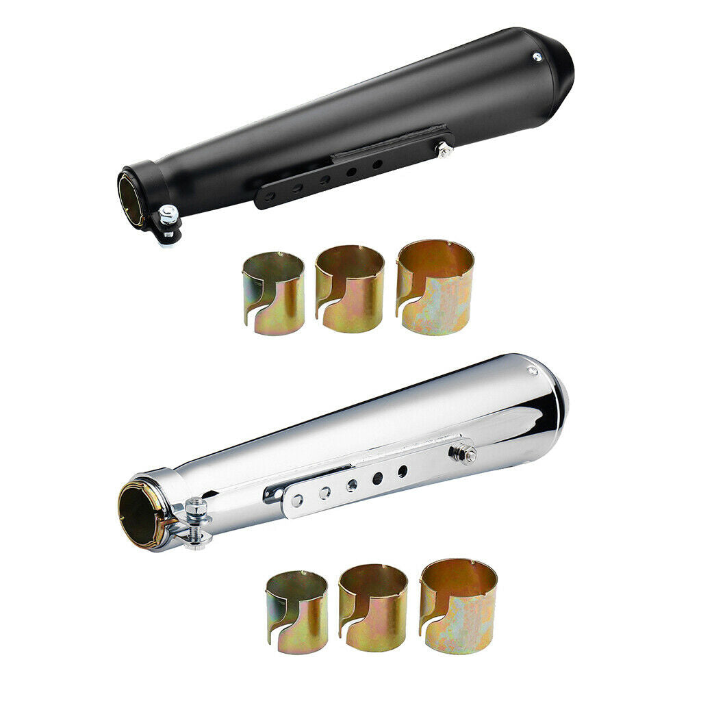 1 Set Motocycle Exhaust Muffler Pipe 35mm 39mm 43mm Sleeves Exhaust Silencer