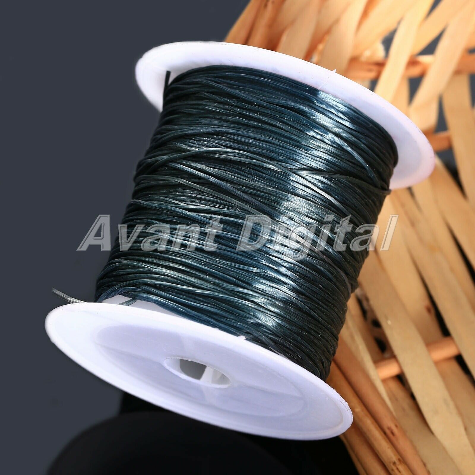 Elastic Beading Wire String Thread 1mm DIY Jewelry Findings Making Cord 2 Rolls