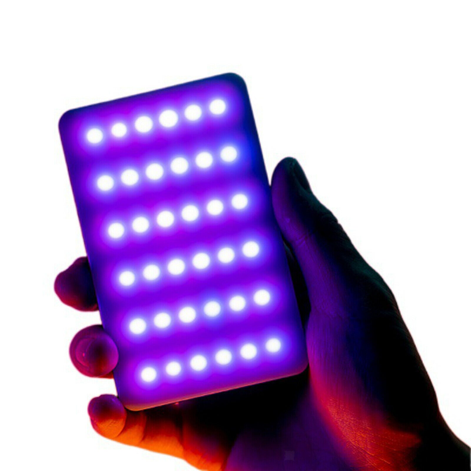 VL120 5W LED Smartphone 3100mAh Rechargable Vlog Fill Light for YouTube