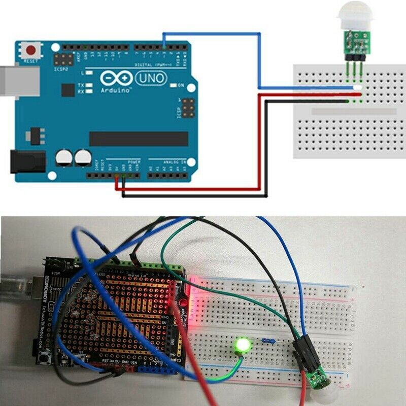 5PACK IR Human Sensor AM312 Mini Detector Module HC-SR312 Pyroelectric InfrareQ6