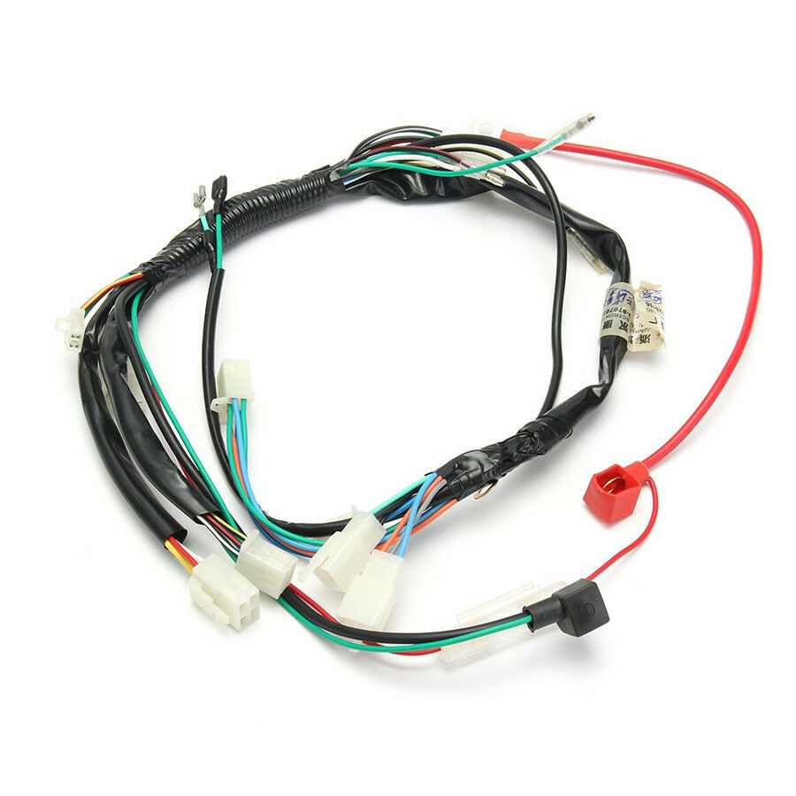 Motorcycle Wiring Harness Machine Electric Start Wiring Loom For Pit Bike ATV
